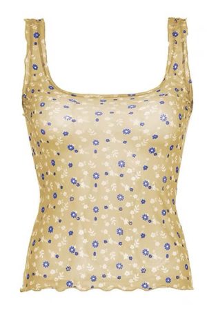 Cute Everyday Outfits, Outfit Inspo Casual Secret Garden Mesh Tank Top