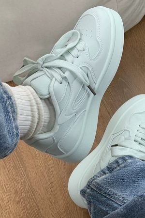 Cute Everyday Outfits, Outfit Inspo Casual Self Made Skater Sneakers in Mint