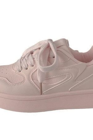 Cute Everyday Outfits, Outfit Inspo Casual Self Made Skater Sneakers in Pink