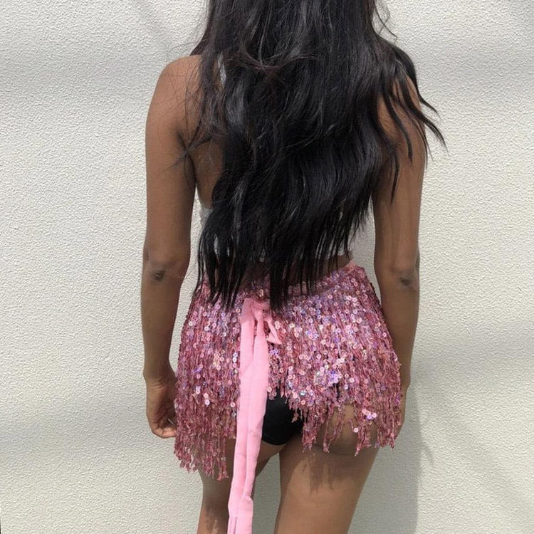 Cute Everyday Outfits, Outfit Inspo Casual Sequin Fringe Skirt Cute Everyday Outfits, Outfit Inspo Casual Sequin Fringe Skirt