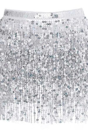 Cute Everyday Outfits, Outfit Inspo Casual Sequin Fringe Skirt