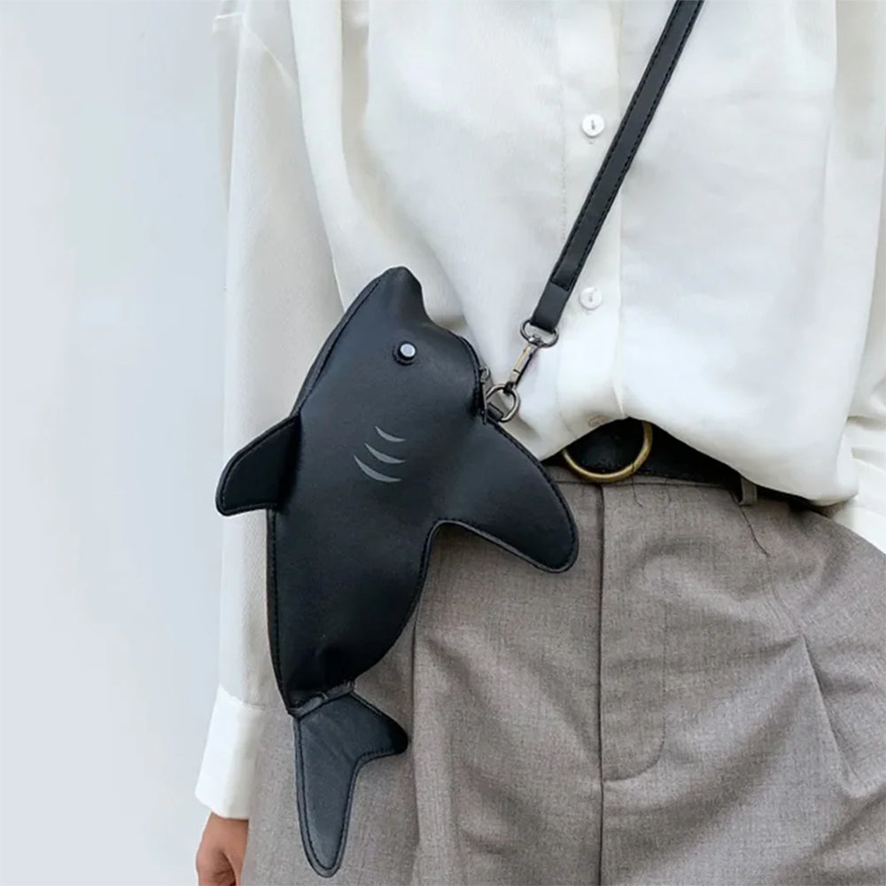 Cute Everyday Outfits, Outfit Inspo Casual Shark-Shaped Crossbody Bag Cute Everyday Outfits, Outfit Inspo Casual Shark-Shaped Crossbody Bag