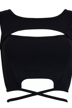 Cute Everyday Outfits, Outfit Inspo Casual She's a Danger Cutout Crop Top