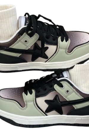 Cute Everyday Outfits, Outfit Inspo Casual Shooting Star Sneakers in Gradient Grey