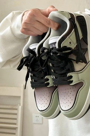 Cute Everyday Outfits, Outfit Inspo Casual Shooting Star Sneakers in Gradient Grey