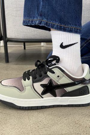 Cute Everyday Outfits, Outfit Inspo Casual Shooting Star Sneakers in Gradient Grey