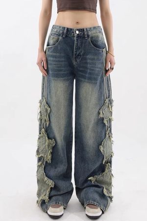 Cute Everyday Outfits, Outfit Inspo Casual Side Stripe Star Jeans