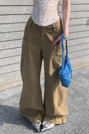 Cute Everyday Outfits, Outfit Inspo Casual Skater Girl Baggy Denim Pants