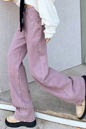 Cute Everyday Outfits, Outfit Inspo Casual Skater Girl Lavender Jeans