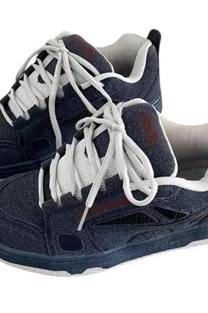 Cute Everyday Outfits, Outfit Inspo Casual Skater Girl Sneakers in Navy