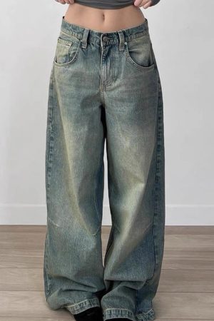 Cute Everyday Outfits, Outfit Inspo Casual Skater Girl Washed Wide-Leg Jeans