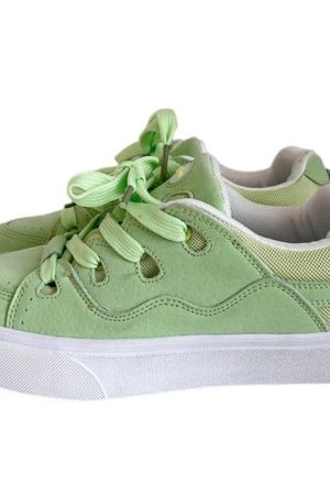 Cute Everyday Outfits, Outfit Inspo Casual Skater Light Green Sneakers