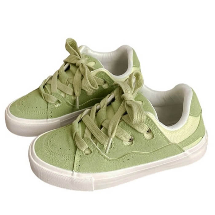 Cute Everyday Outfits, Outfit Inspo Casual Skater Light Green Sneakers
