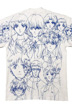 Cute Everyday Outfits, Outfit Inspo Casual Sketch Anime Print T-Shirt