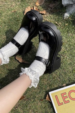 Cute Everyday Outfits, Outfit Inspo Casual Skippin' School Platform Sandals