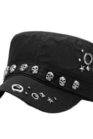 Cute Everyday Outfits, Outfit Inspo Casual Skull Rivet Cap