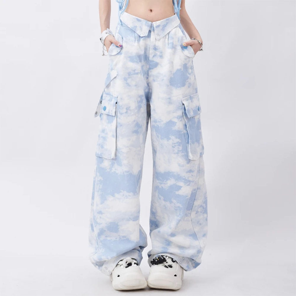 Cute Everyday Outfits, Outfit Inspo Casual Sky Blue Cargo Pants Cute Everyday Outfits, Outfit Inspo Casual Sky Blue Cargo Pants