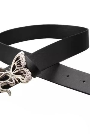 Cute Everyday Outfits, Outfit Inspo Casual Snake and Butterfly Buckle Belt
