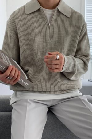 Cute Everyday Outfits, Outfit Inspo Casual Soft Boy Aesthetic Knit Pullover