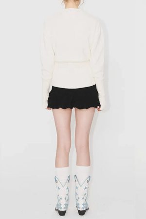 Cute Everyday Outfits, Outfit Inspo Casual Soft Girl Aesthetic Bow Jumper