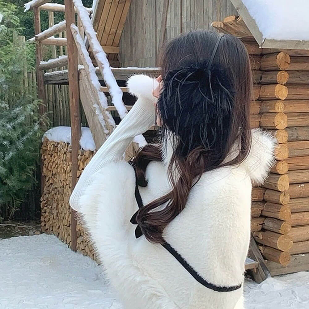 Cute Everyday Outfits, Outfit Inspo Casual Soft Girl Aesthetic Faux Fur Earmuffs Cute Everyday Outfits, Outfit Inspo Casual Soft Girl Aesthetic Faux Fur Earmuffs