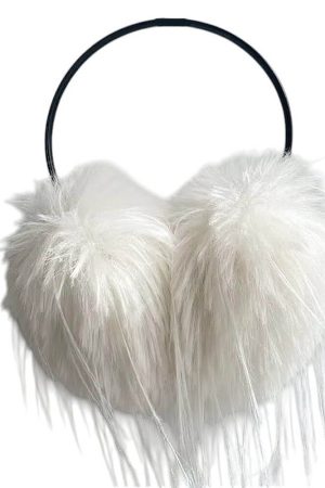 Cute Everyday Outfits, Outfit Inspo Casual Soft Girl Aesthetic Faux Fur Earmuffs