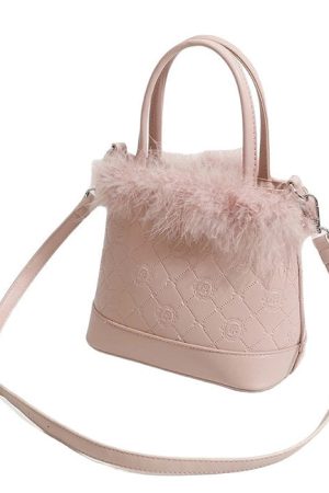 Cute Everyday Outfits, Outfit Inspo Casual Soft Girl Aesthetic Fluffy Bag