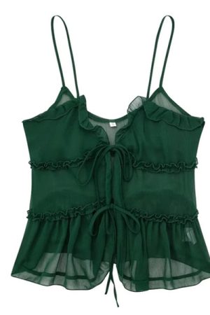 Cute Everyday Outfits, Outfit Inspo Casual Soft Girl Aesthetic Ruffle Top