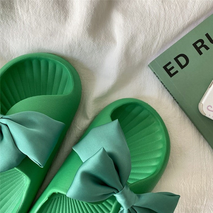 Cute Everyday Outfits, Outfit Inspo Casual Soft Girl Bow Foam Street Slippers Cute Everyday Outfits, Outfit Inspo Casual Soft Girl Bow Foam Street Slippers