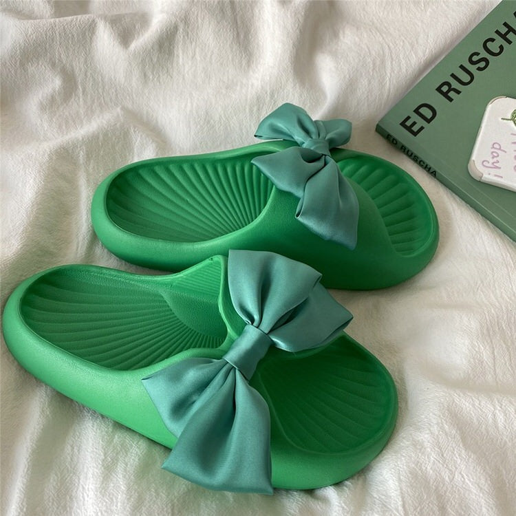 Cute Everyday Outfits, Outfit Inspo Casual Soft Girl Bow Foam Street Slippers Cute Everyday Outfits, Outfit Inspo Casual Soft Girl Bow Foam Street Slippers