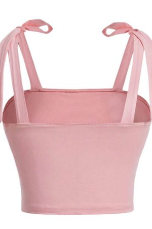 Cute Everyday Outfits, Outfit Inspo Casual Soft Girl Bow Ties Top