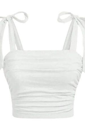 Cute Everyday Outfits, Outfit Inspo Casual Soft Girl Bow Ties Top