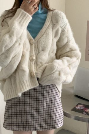 Cute Everyday Outfits, Outfit Inspo Casual Soft Girl Cropped Cardigan