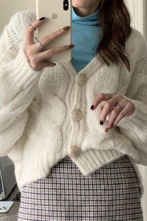 Cute Everyday Outfits, Outfit Inspo Casual Soft Girl Cropped Cardigan