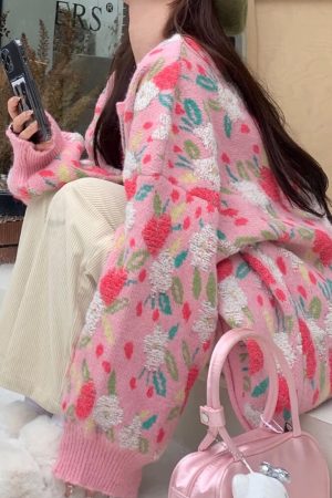 Cute Everyday Outfits, Outfit Inspo Casual Soft Girl Floral Cardigan