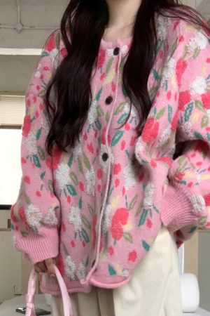Cute Everyday Outfits, Outfit Inspo Casual Soft Girl Floral Cardigan