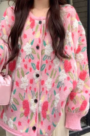 Cute Everyday Outfits, Outfit Inspo Casual Soft Girl Floral Cardigan