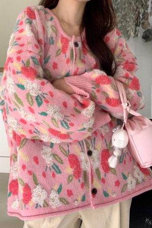 Cute Everyday Outfits, Outfit Inspo Casual Soft Girl Floral Cardigan