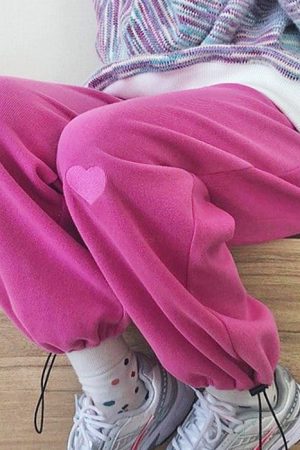 Cute Everyday Outfits, Outfit Inspo Casual Soft Girl Heart Joggers