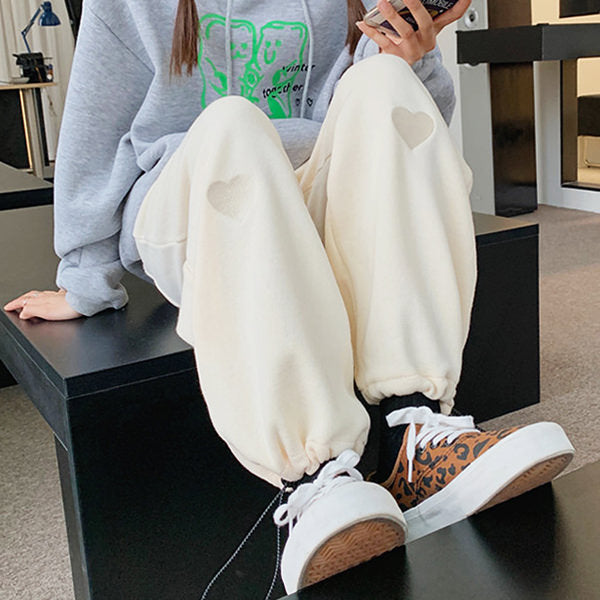 Cute Everyday Outfits, Outfit Inspo Casual Soft Girl Heart Joggers Cute Everyday Outfits, Outfit Inspo Casual Soft Girl Heart Joggers