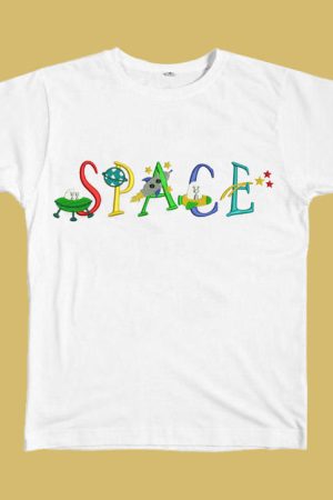 Cute Everyday Outfits, Outfit Inspo Casual Space Embroidered Tee