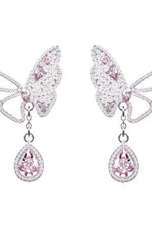 Cute Everyday Outfits, Outfit Inspo Casual Sparkling Butterfly Drop Earrings