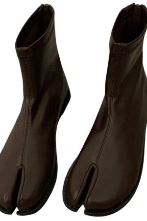 Cute Everyday Outfits, Outfit Inspo Casual Split Toe Tabi Flat Boots