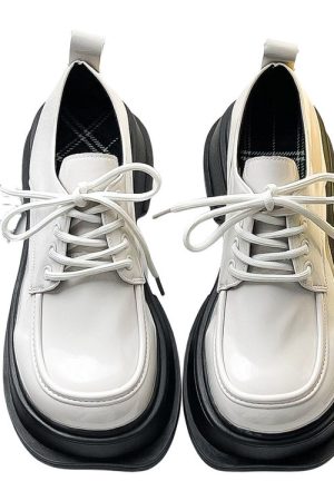 Cute Everyday Outfits, Outfit Inspo Casual Square Toe Glossy Platform Boots