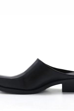 Cute Everyday Outfits, Outfit Inspo Casual Square Toe Minimalist Black Mules