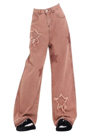 Cute Everyday Outfits, Outfit Inspo Casual Star Aesthetic Pink Jeans