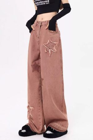 Cute Everyday Outfits, Outfit Inspo Casual Star Aesthetic Pink Jeans