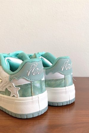 Cute Everyday Outfits, Outfit Inspo Casual Star Child Sky Blue Sneakers