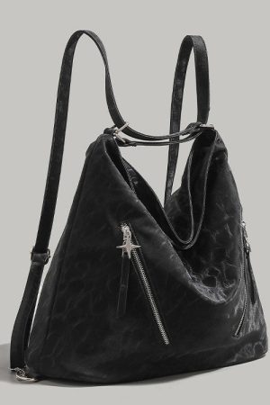 Cute Everyday Outfits, Outfit Inspo Casual Star Child Zipper Tote Bag