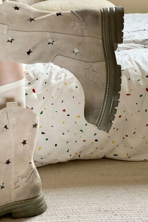Cute Everyday Outfits, Outfit Inspo Casual Star Cut-Out Boots